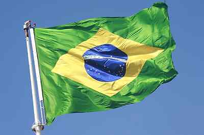 Brazil Brazilian Flag Copa America Bandeira do Brasil 