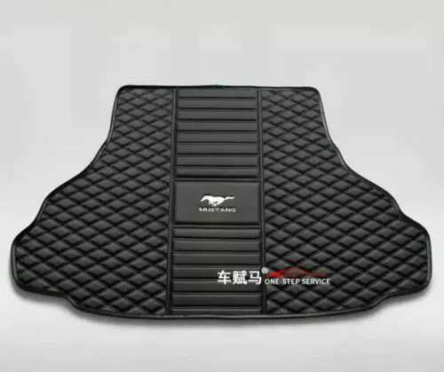 Fit For Ford Mustang 2005-2022 Custom Floor Mats Trunk Mats Waterproof Carpets - Picture 7 of 16