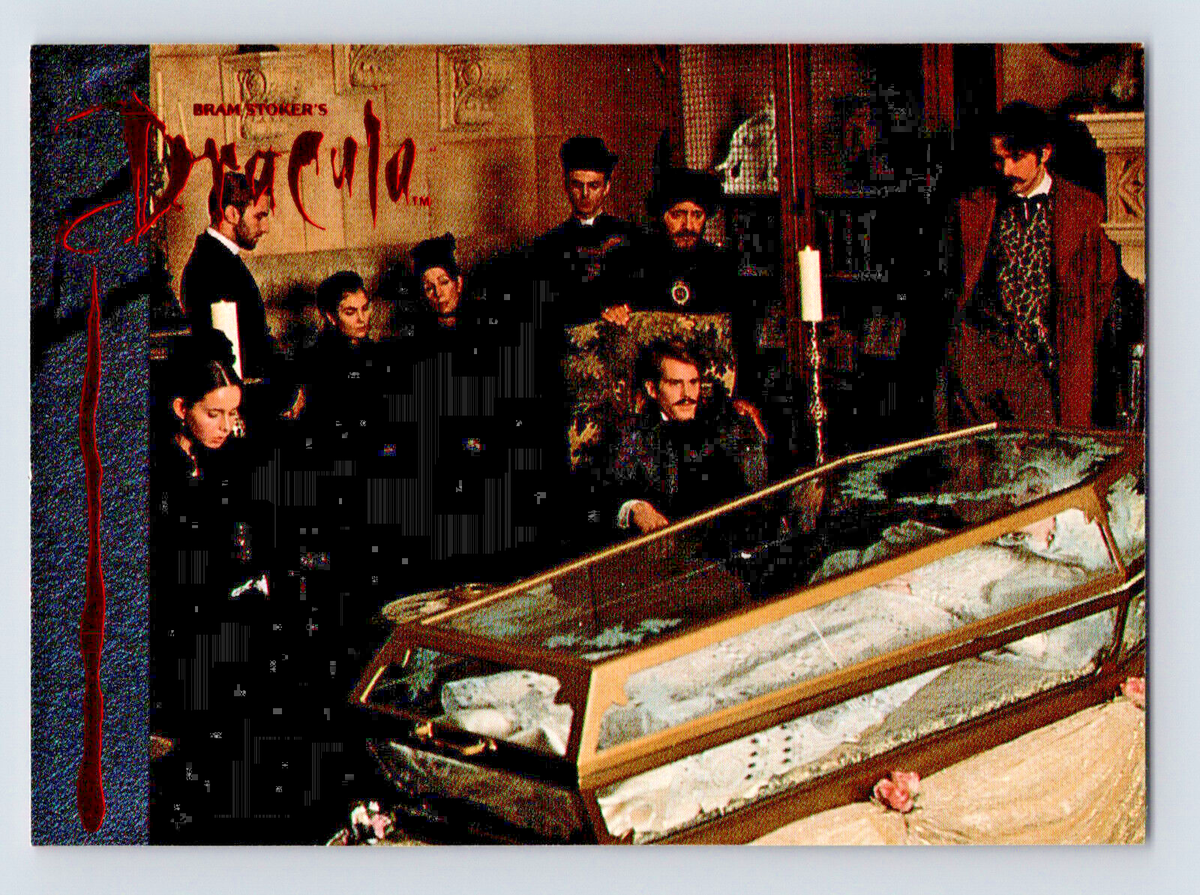 1992 Topps Bram Stoker's Dracula #50 Lucy in Coffin Trading Card