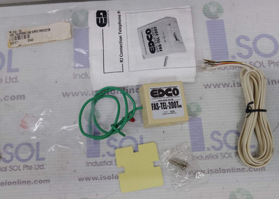 EDCO FAS-TEL-200Tk Telephone Line Surge Supporession New