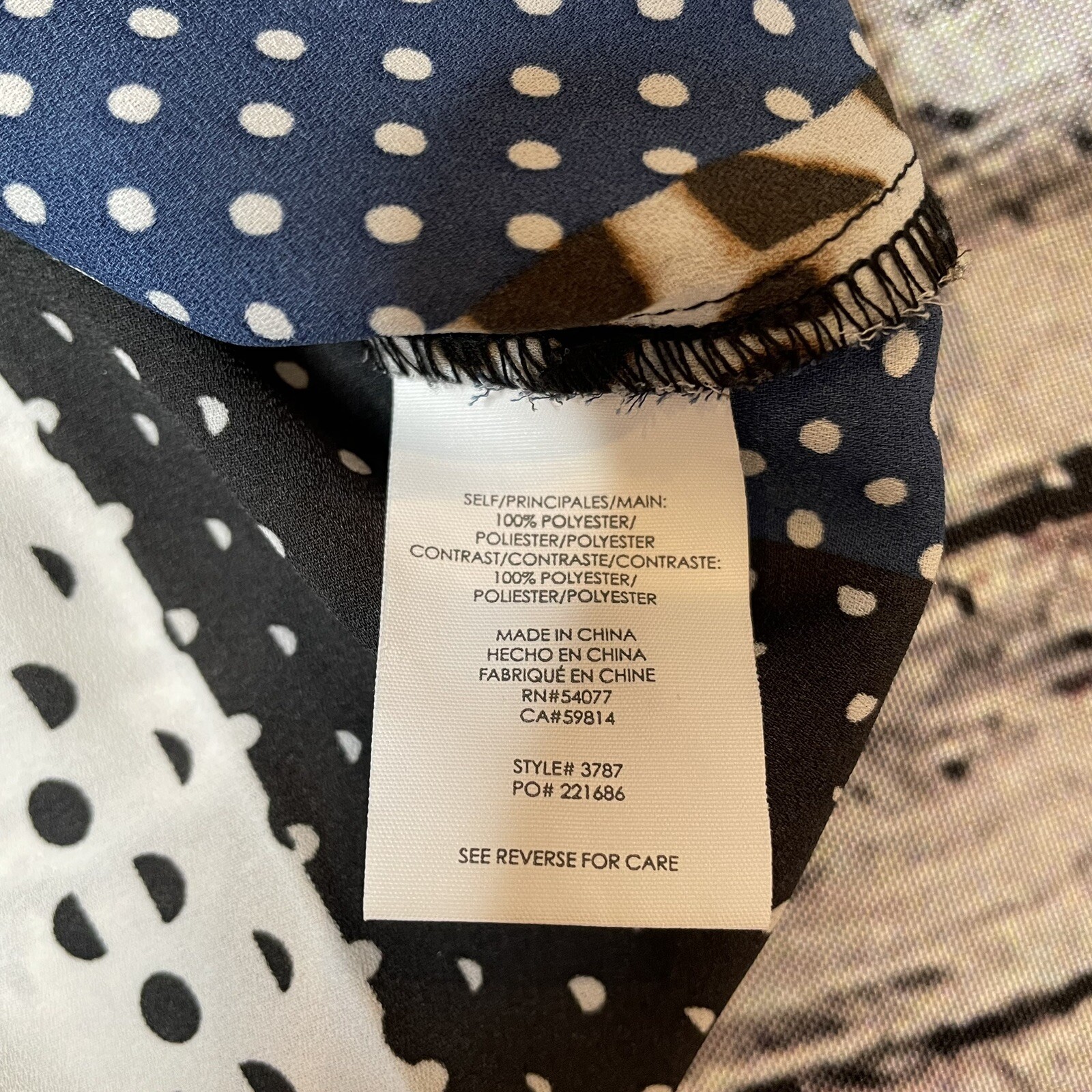 CAbi Crossover Cami Tank Multi Pattern Size 4 Sty… - image 11