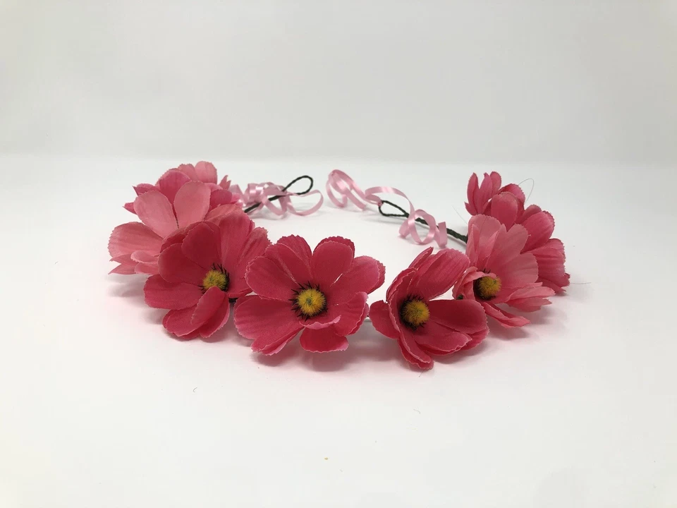 Corona de flores hecha a mano [VER DESCRIPCIÓN] Foto 2 de 3