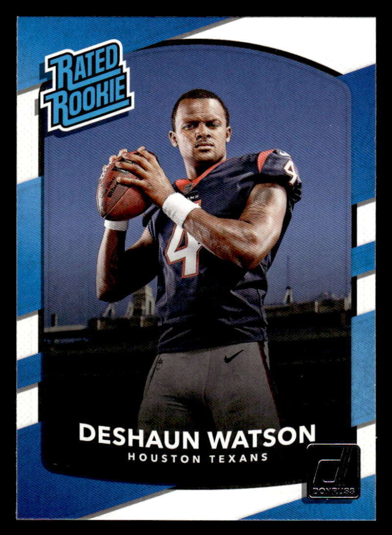 2017 Donruss DeShaun Watson Rated Rookie RC #345 Houston Texans JX3010