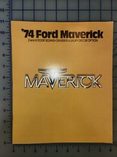1974 Ford Maverick Brochure Original