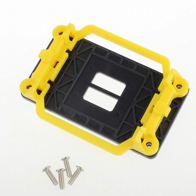 AMD Cooling Fan Mounting Bracket Holder Kit for AM2 AM2+ AM3 AM3+ 940 Yellow - Image 4 of 4