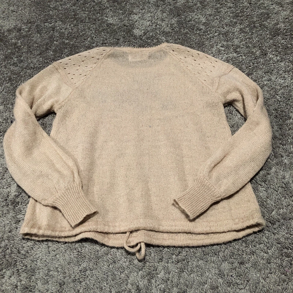 Suéter Floral Vintage Años 70 Arpeja Cultivado Orgánicamente Para Mujer XS/S Rosa Terroso Foto 2 de 4