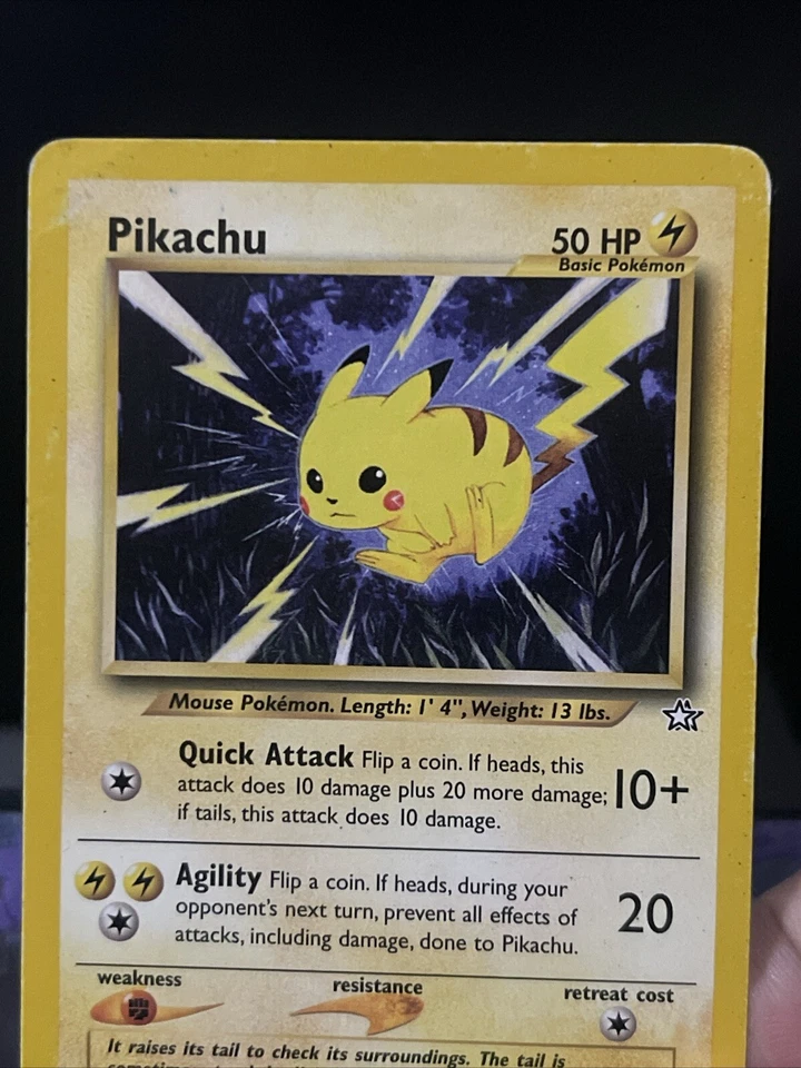 Pokemon Card Pikachu 70/111 Neo Genesis WOTC Played 2 - Image 2 of 4