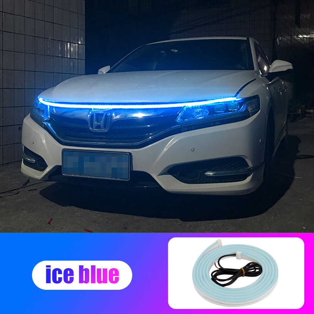 150cm Flexible LED Light Strip for Car Hood DRL Engine Cover