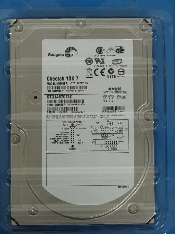 ST3146707LC For SEAGATE 146GB 10K 3.5" U320 SCSI HARD DRIVE HDD - Image 2 of 4