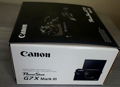 Canon PowerShot G7 X Mark III 20.1MP Point & Shoot Digital Camera New Black