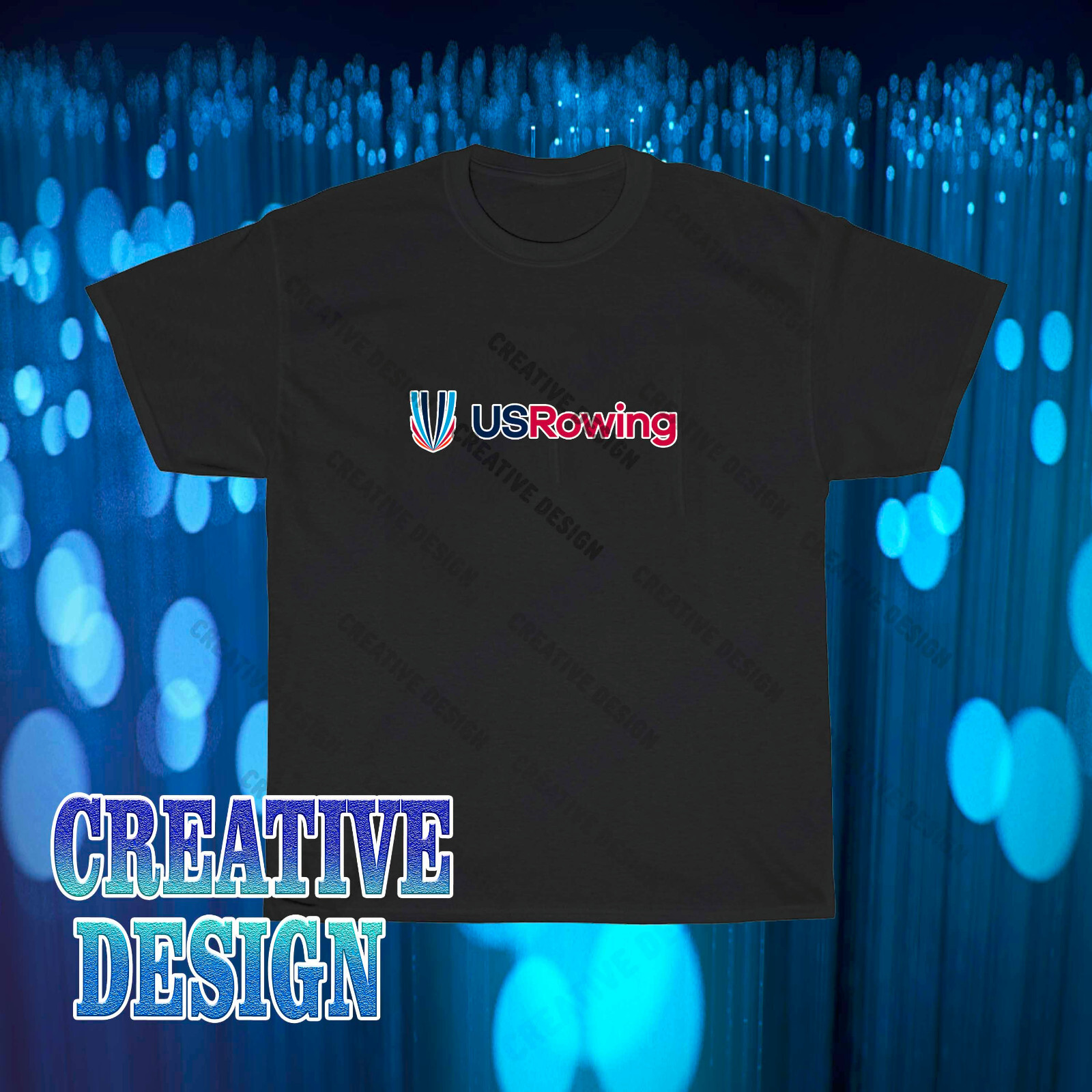 FILA Nuovissima T shirt con logo Team USA US canottaggio divertente taglia da S a 5XL