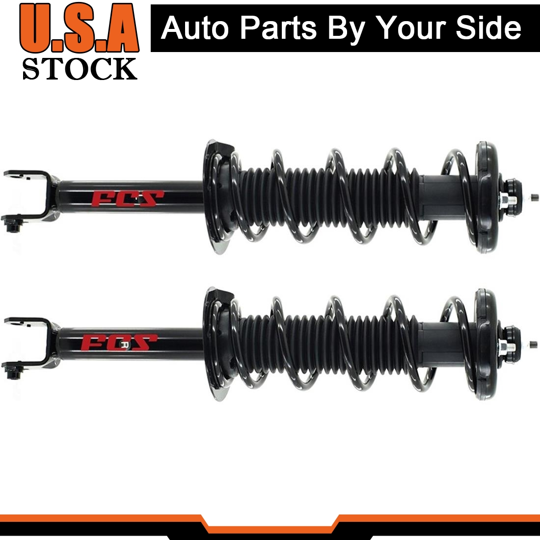 OE Rear Struts With Sway Bar For 2015-2018 Acura TLX 2.4L 3.5L Lifetime Warranty