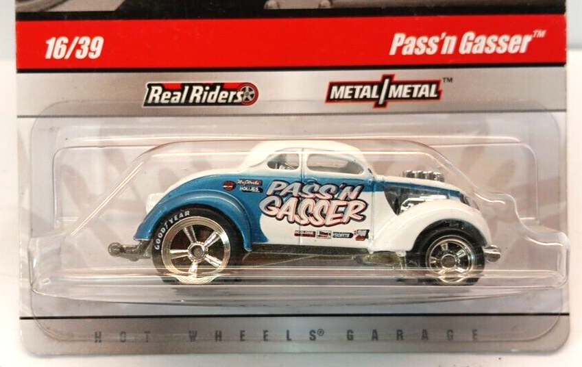 Hot Wheels Larry's Garage Pass'n Gasser Real Riders Drag car