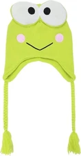 Sanrio Keroppi Frog Laplander Knitted Beanie Hat