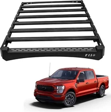 Roof Rack Rooftop Platform for 2015-2024 F150 F-150 4Dr Cargo Carrier Basket