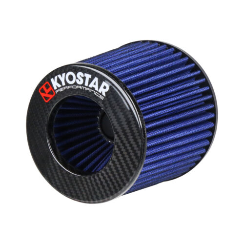 3"/3.5" Carbon Dry Air Filter Cold Air Intake Cone Replacement High Flow Inlet - Picture 88 of 120