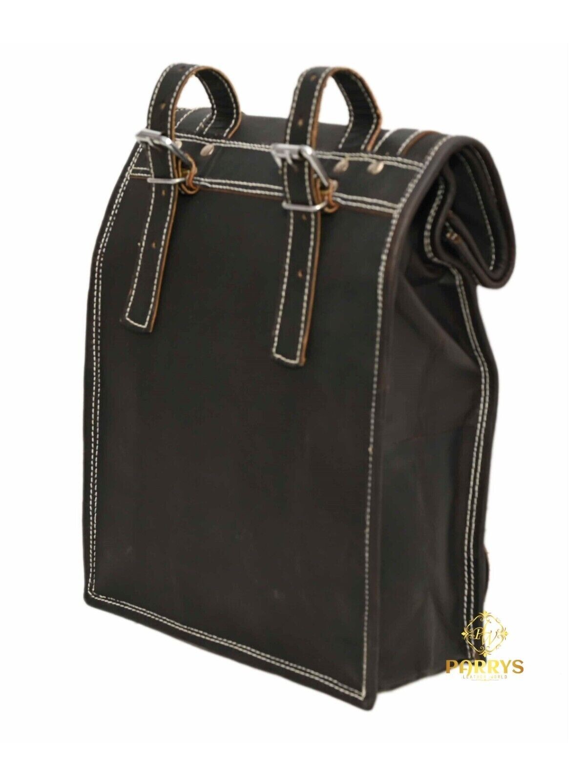 Black Bike Classic Saddle bag Set OF 2, Postman Bike Bag, Panniers Bag