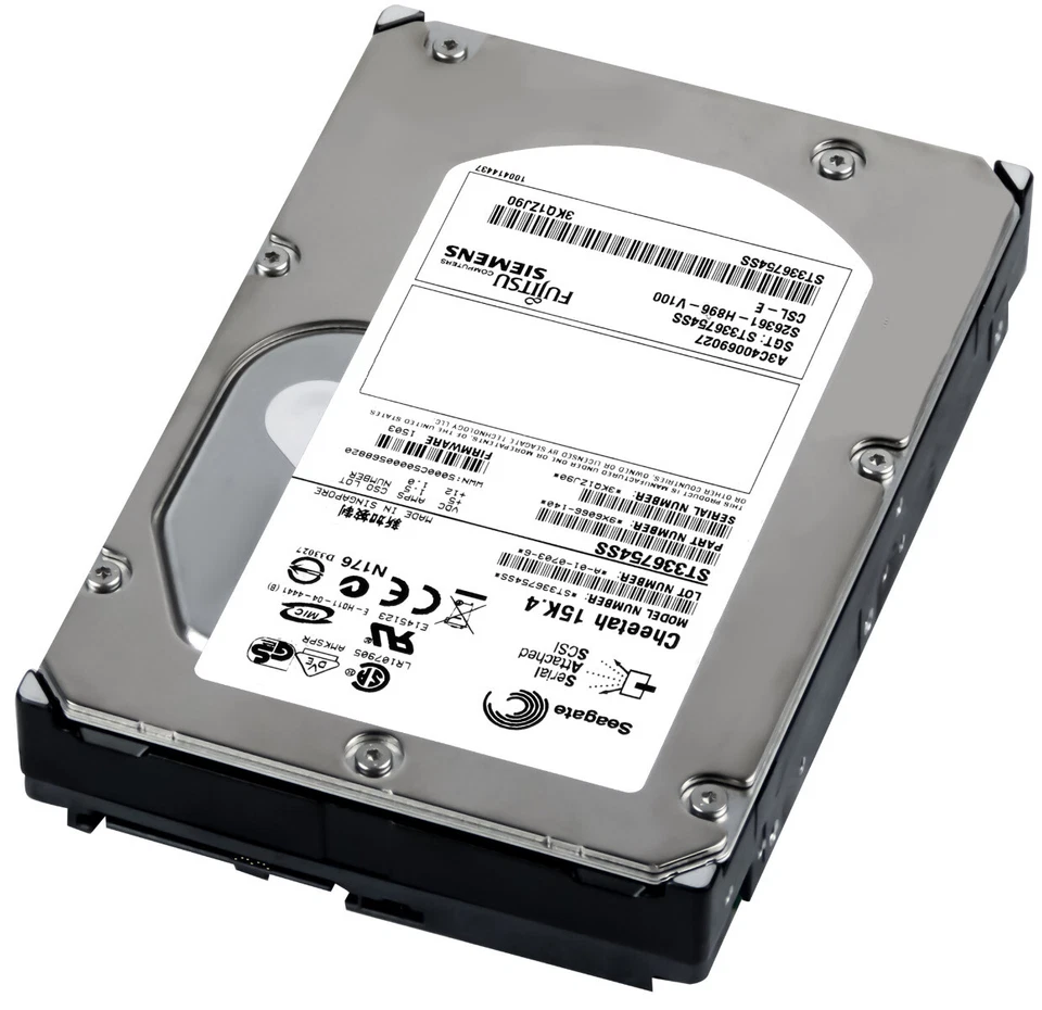 Hard Drive Fujitsu A3C40069027 ST336754SS 36GB 15K 8MB SAS 3.5' - Image 2 of 3