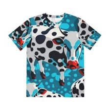 All Over Print T Shirt Unisex Adult Cowprint Cow Art Southern Farm Western Fun