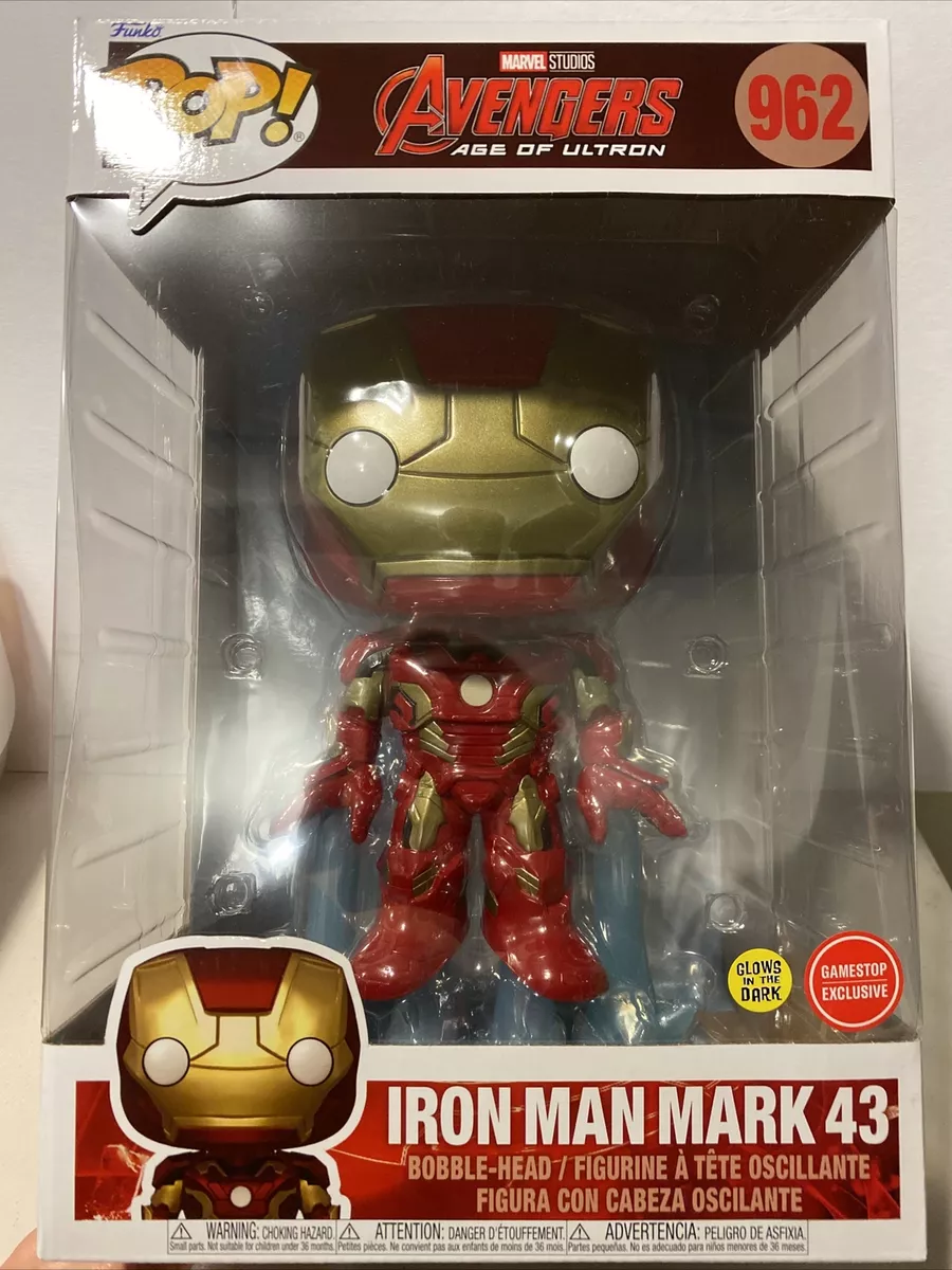 Figurine Funko Pop! N°962 - Jumbo - Marvel - Iron Man(gw) - MARVEL