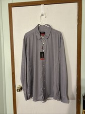 Kenneth Cole Awearness Men's Dress Shirt 2XLT Slim Fit Long Sleeve