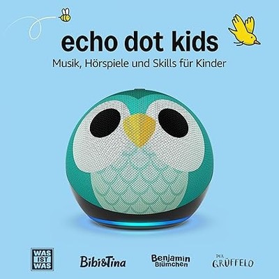 Amazon Echo Dot Kids 5 Gen Smart Home Lautsprecher 2022 Speziell Kinder Eule