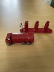 1960’s Vintage Lesney Matchbox Esso Tanker Die Cast and Gas Pumps