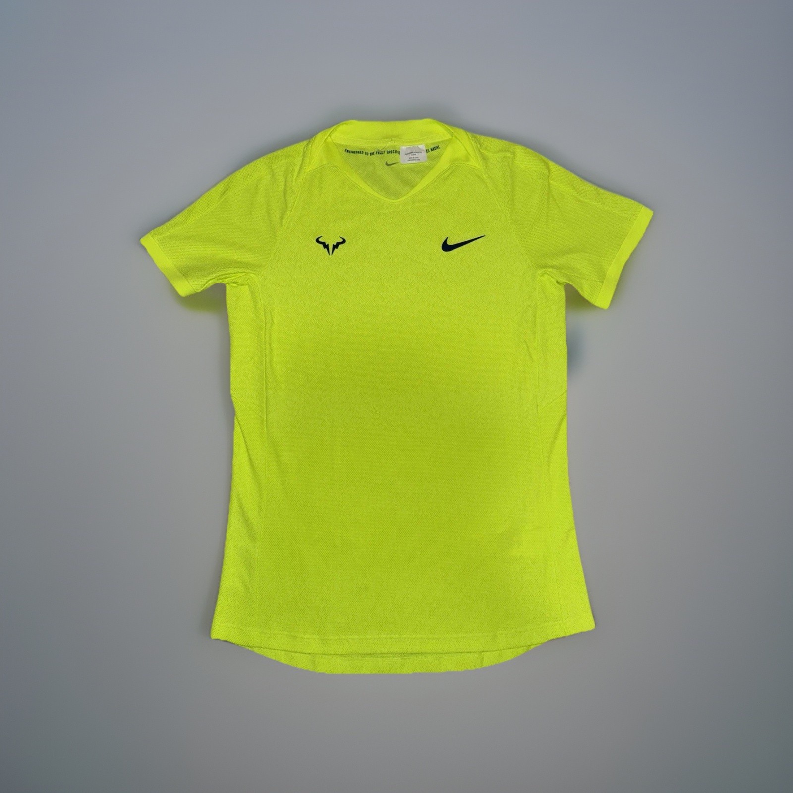 Nike Court Dri-Fit Rafael Nadal Tennis Shirt Green Men’s Custom FD5407-702 NWOT