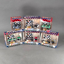 NASCAR 2002 Car Ornament Dated Collectible Driver Sets Trevco Lot 6 Boxed
