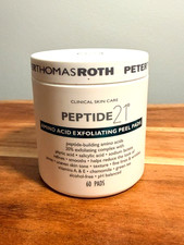 Peter Thomas Roth Peptide 21 Amino Acid Exfoliating Peel Pads SEALED 60 Pads 