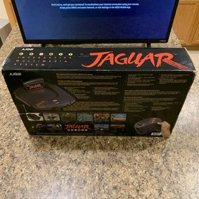 Atari Jaguar Console and Atari cd player CIB!