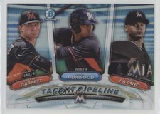 2018 Bowman Talent Pipeline John Norwood Victor Payano Braxton Garrett 1v3