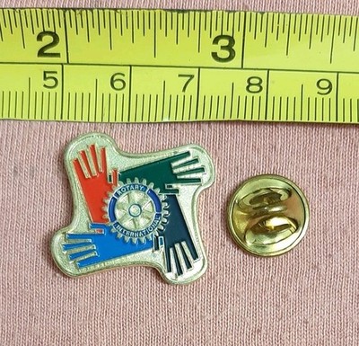 Rotary International Future of Rotary is in Your Hands Helping Hands Lapel Pin