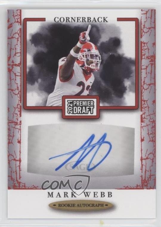 2021 Sage Premier Draft Red Mark Webb #A70 Auto 15g5