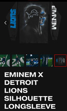 NEW EMINEM X DETROIT LIONS SHIRT SZ LARGE