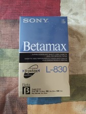 Sony L 830 BT Betamax Blank Tape In Original ...
