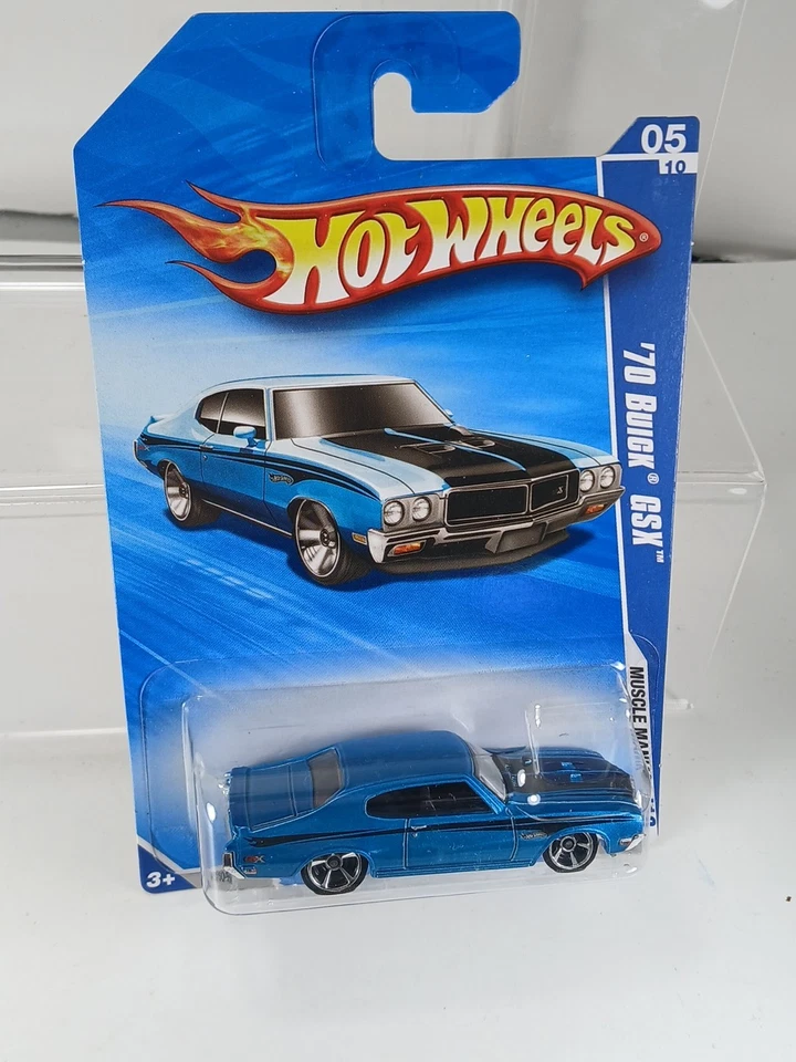 Buick GSX 083/240 azul Hot Wheels Muscle Mania '10 05/10 '70 Foto 4 de 4