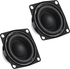2Pcs 2" 2inch 4Ohm 10W Full Range Audio Speaker Stereo Woofer 2PCS
