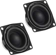 2Pcs 2" 2inch 4Ohm 10W Full Range Audio Speaker Stereo Woofer 2PCS 