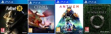 LOTTO 4 GIOCHI PS4 ANTHEM + FALLOUT 76 + CITADEL + TESO SUMMERSET, PLAYSTATION 4