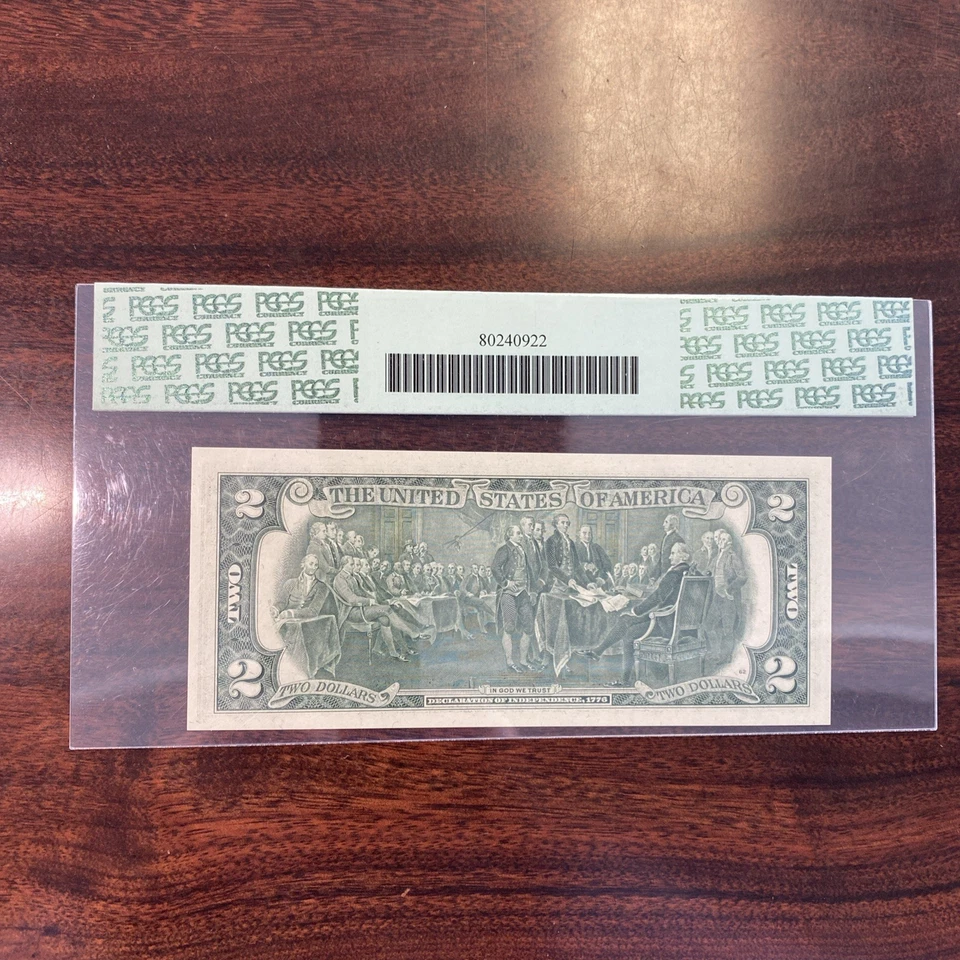 🤩 C* $2 1976 Federal Reserve Note $2  C- STAR( Philadelphia “C”)  PCGS 66 PPQ - Image 2 of 2