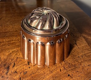 Antique Original Late 19th/Early 20th Century Copper Jelly/Ice Cream Mould