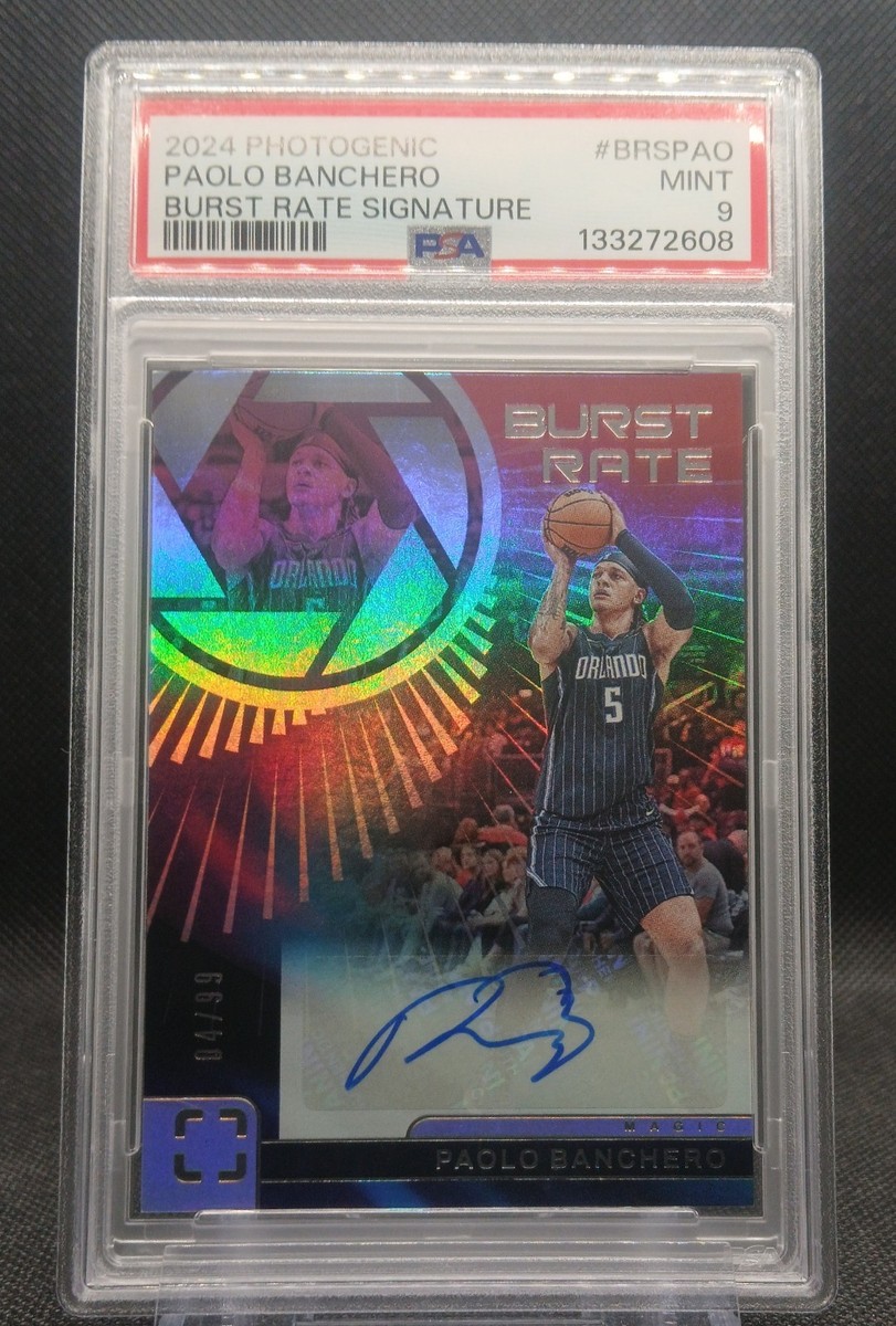 2024-25 Panini Photogenic - Burst Rate Signatures Paolo Banchero