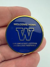 2013 RETAKE MONTLAKE WASHINGTON HUSKIES vs BOISE STATE CHALLENGE COIN