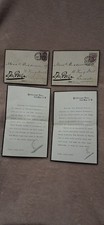 Sir Dighton Probyn signed letters regarding the kings visit to Leicester 1896