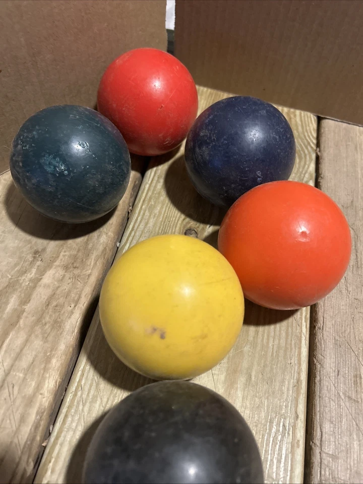 Set of 6 Sportcraft Solid Color Croquet Balls 3” - Image 3 of 3
