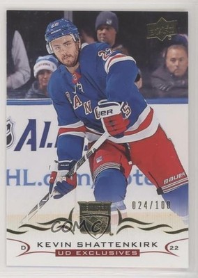 2018-19 Upper Deck UD Exclusives 24/100 Kevin Shattenkirk #125 b8c
