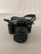 Vtg Canon EOS Rebel S 35mm SLR Film Camera with 35-105mm EF Lens Untested