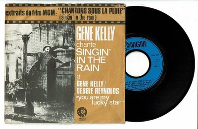 Lass Uns Unter Die Pluie Singin' IN The Rain Film Vinyl 45 Runden Gene KELLY D.