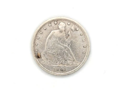 1843-O Seated Liberty Half Dollar — photo from the most recent tracked eBay sale